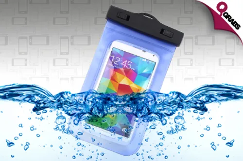 From QR25, Keep It Safe and Dry with a Waterproof Mobile Pouch - Choose from 5 Colors! (Up to QR49 Value)